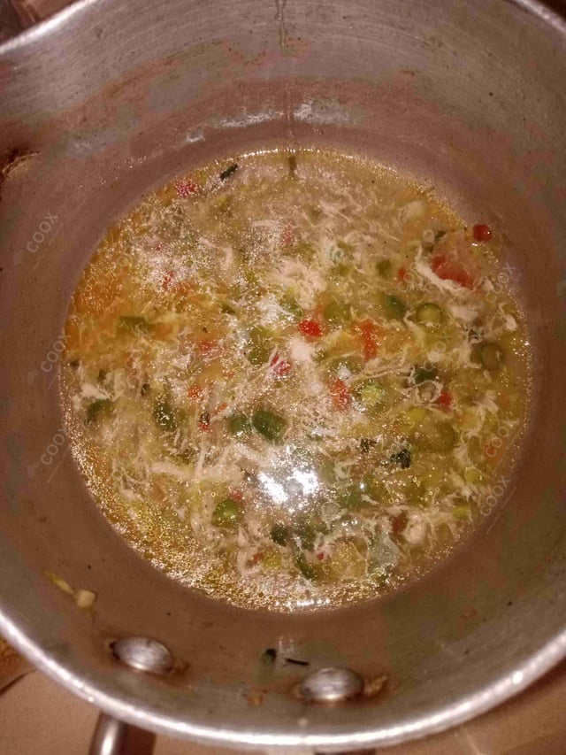 Delicious Vegetable Manchow Soup prepared by COOX