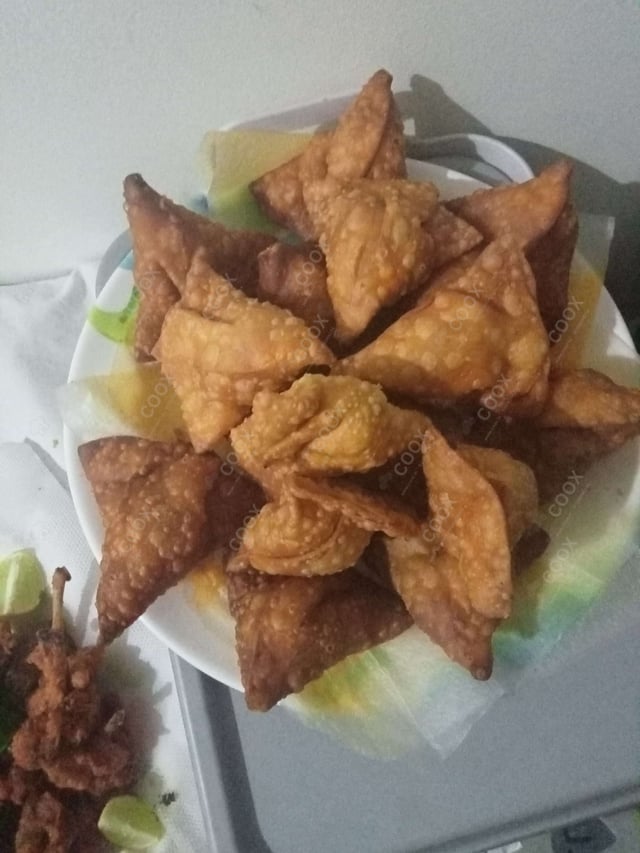 Delicious Keema Samosas prepared by COOX