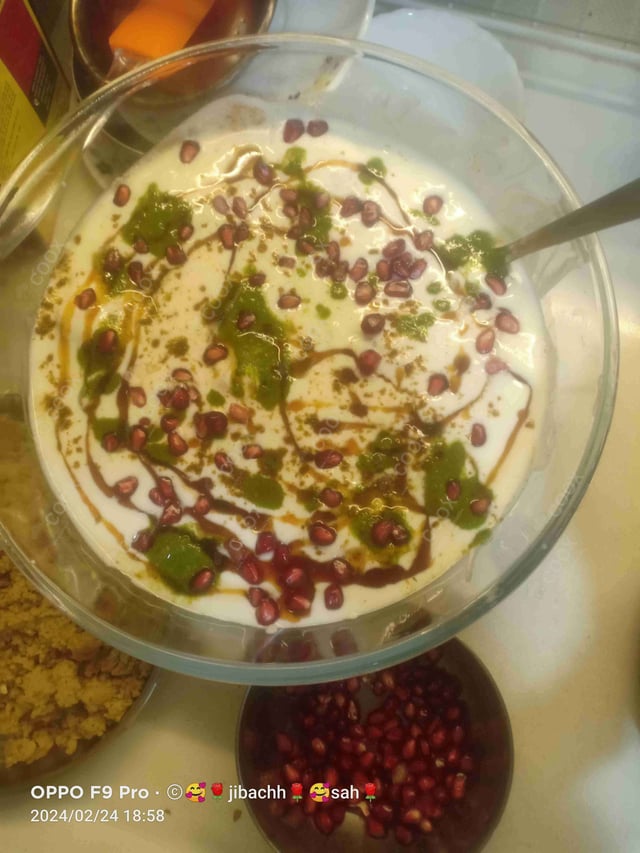 Delicious Dahi Bhalla prepared by COOX