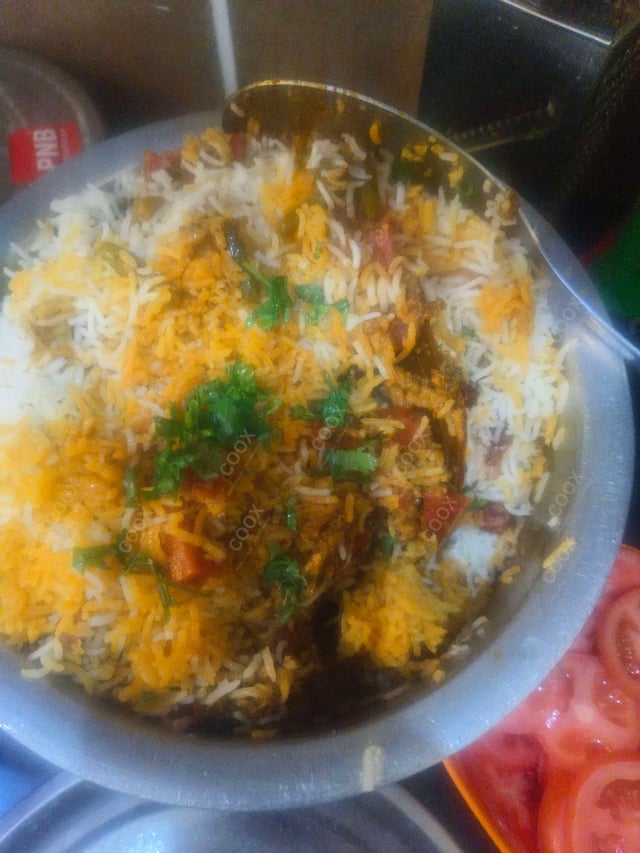 Delicious Veg Biryani prepared by COOX