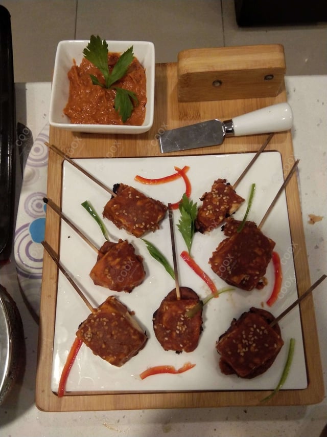 Delicious Thai Paneer Satay prepared by COOX