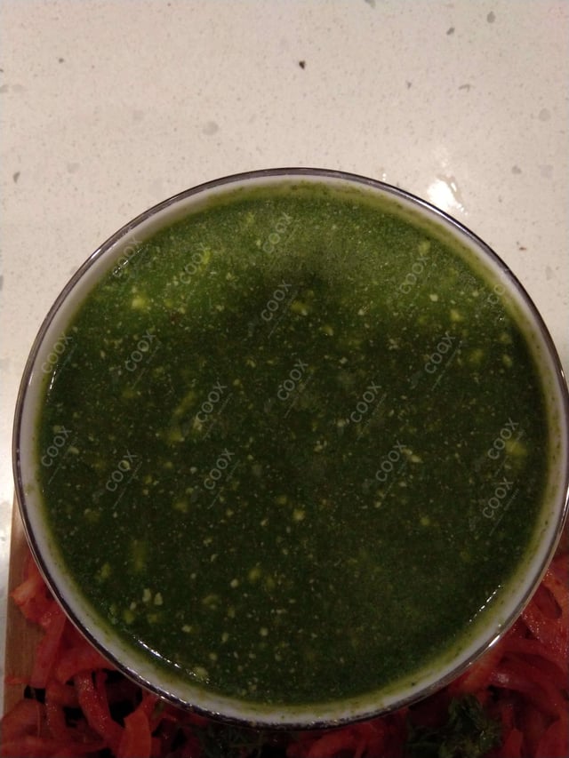 Delicious Green Chutney prepared by COOX