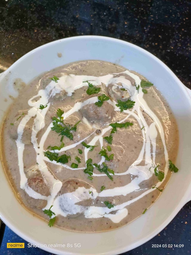 Delicious Malai Kofta prepared by COOX