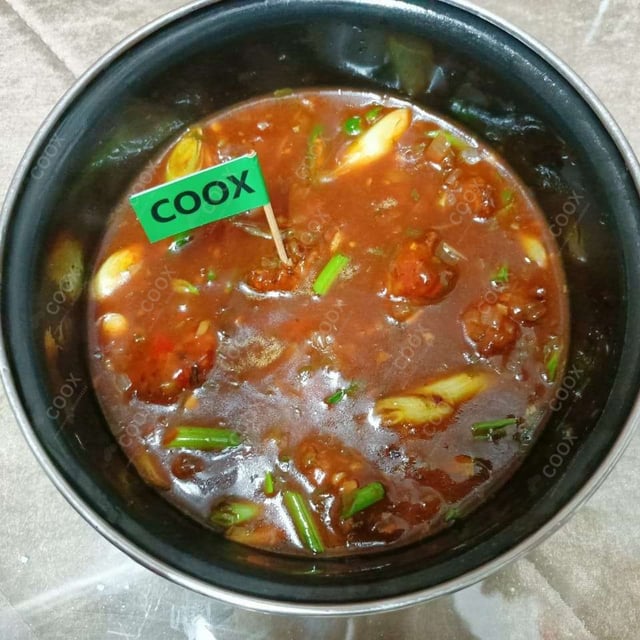 Delicious Veg Manchurian (Gravy) prepared by COOX