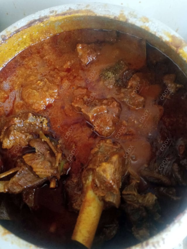 Delicious Mutton Rogan Josh prepared by COOX