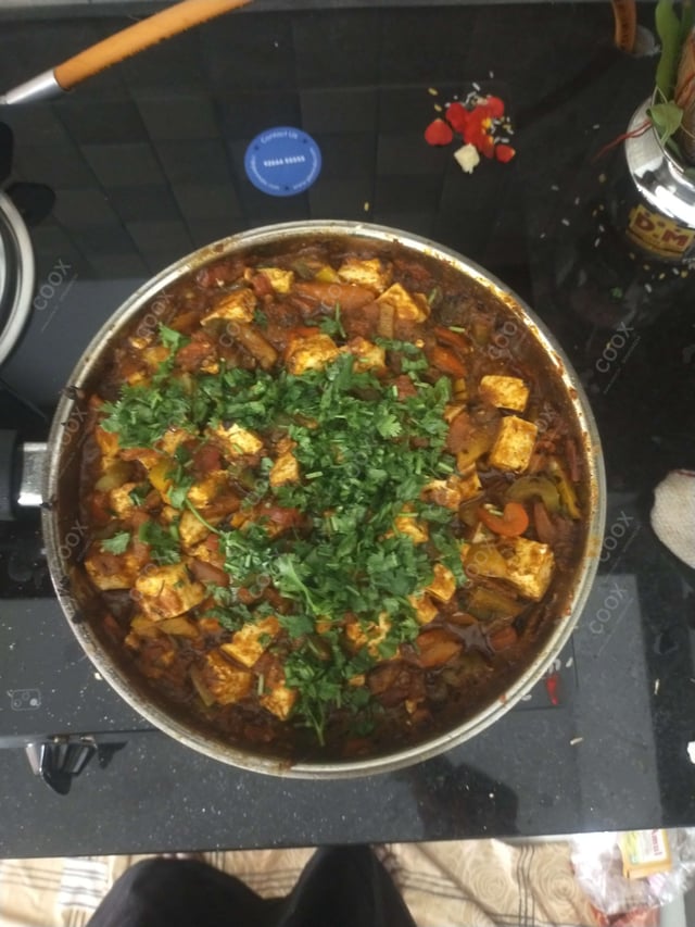 Delicious Kadhai Paneer prepared by COOX