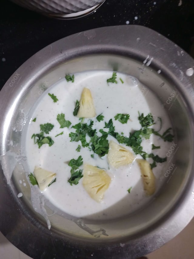 Delicious Pineapple Raita prepared by COOX