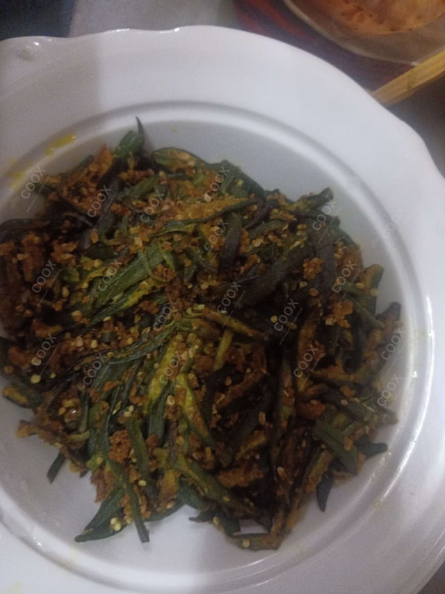 Delicious Kurkuri Bhindi prepared by COOX