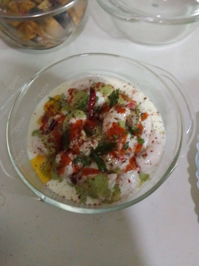 Delicious Dahi Vada prepared by COOX