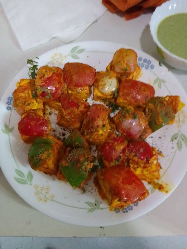 Delicious Paneer Tikka prepared by COOX