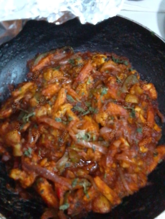 Delicious Veg Jalfrezi prepared by COOX