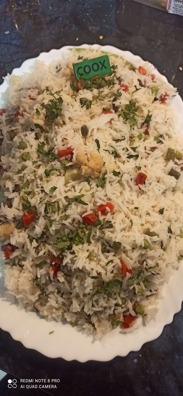 Delicious Veg Pulao prepared by COOX