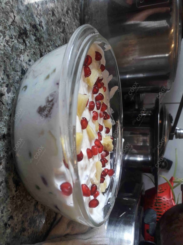 Delicious Fruit Cream prepared by COOX