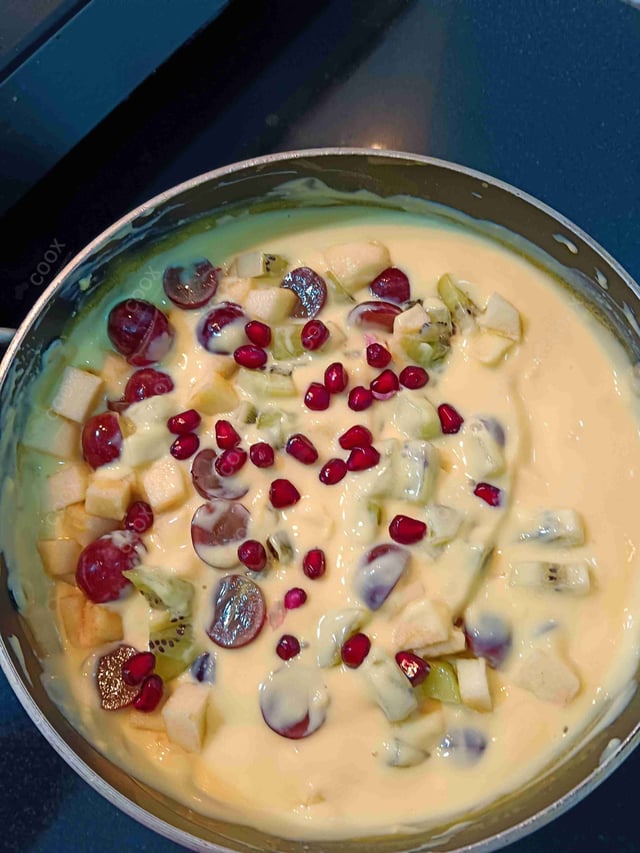 Delicious Fruit Custard prepared by COOX