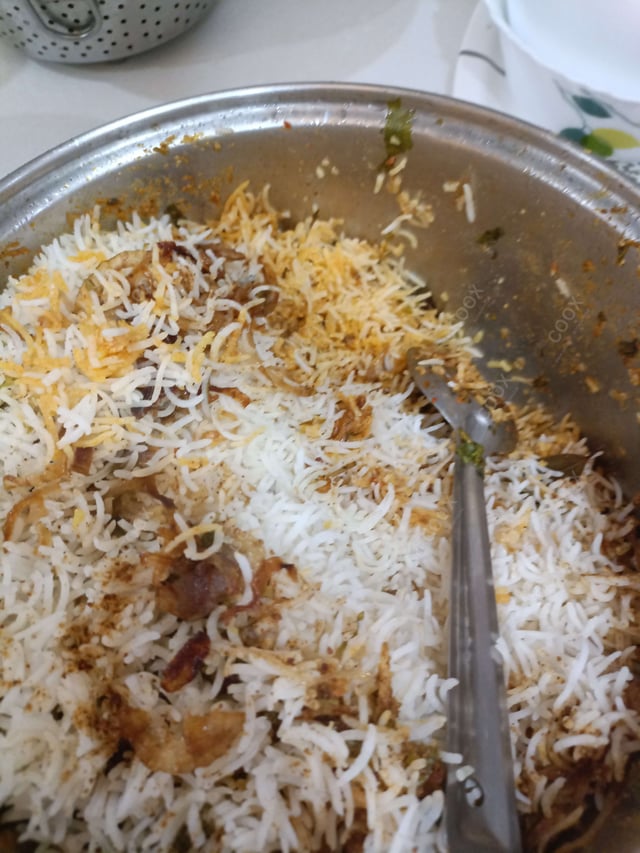 Delicious Chicken Biryani prepared by COOX