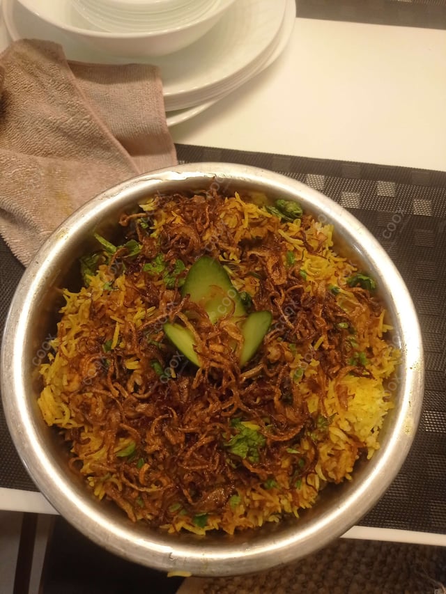 Delicious Chicken Biryani prepared by COOX