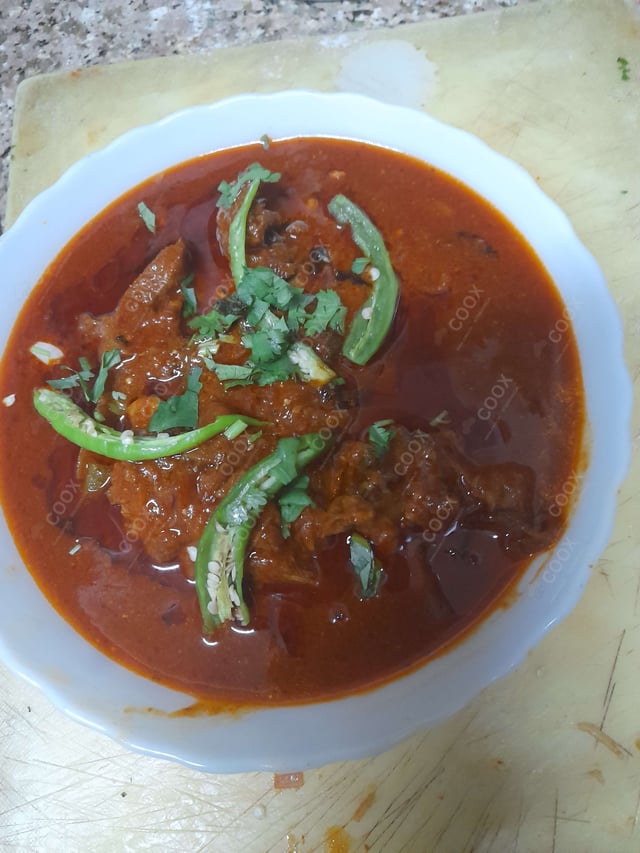 Delicious Mutton Rogan Josh prepared by COOX