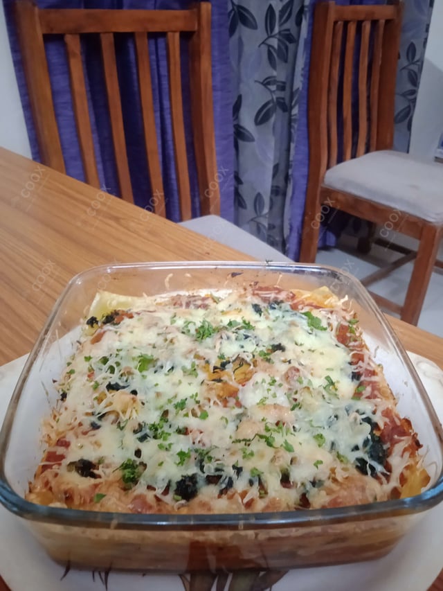 Delicious Veg Lasagna prepared by COOX