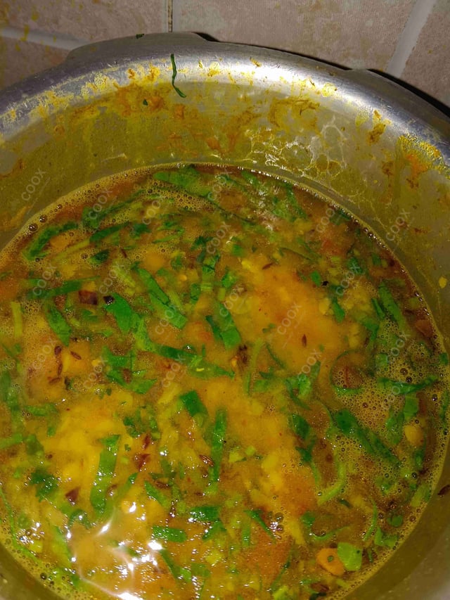 Delicious Palak Dal prepared by COOX