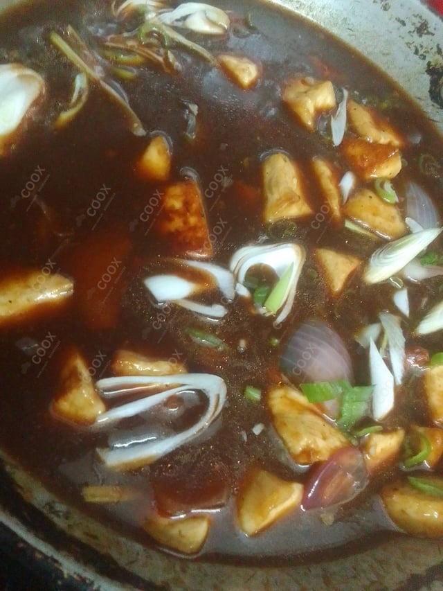 Delicious Chilli Paneer (Gravy) prepared by COOX