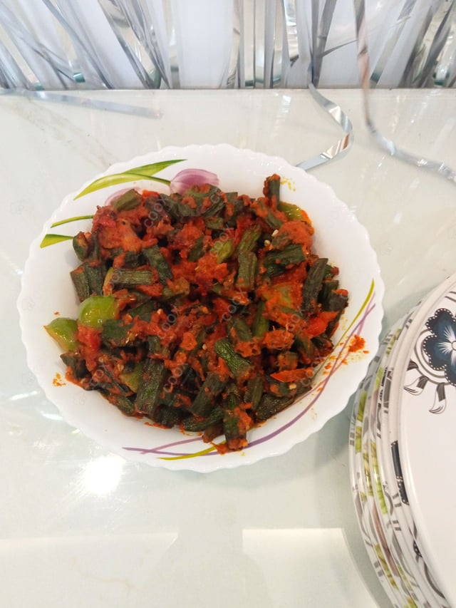 Delicious Bhindi do Pyaza prepared by COOX