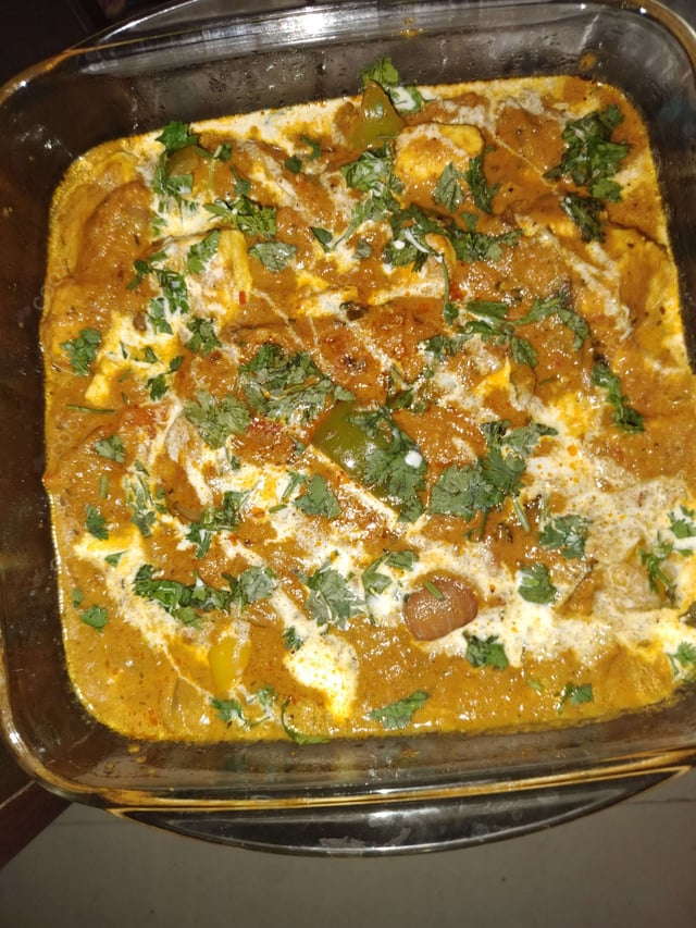 Delicious Kadhai Paneer prepared by COOX