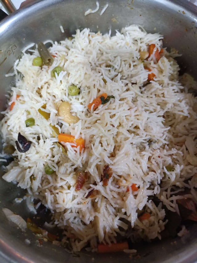 Delicious Veg Pulao prepared by COOX