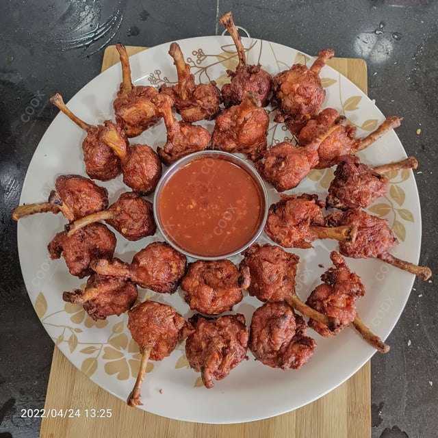 Delicious Chicken Lollipop prepared by COOX