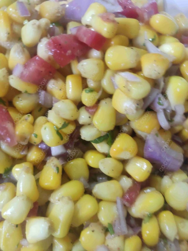 Delicious Corn Chaat prepared by COOX