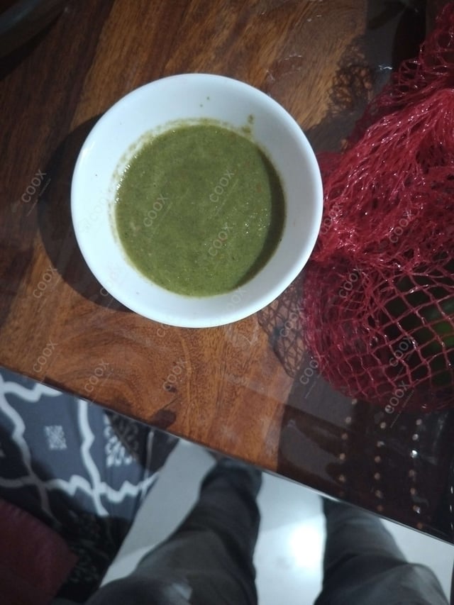 Delicious Green Chutney prepared by COOX