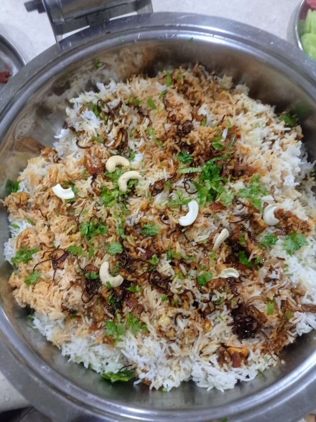 Delicious Veg Biryani prepared by COOX