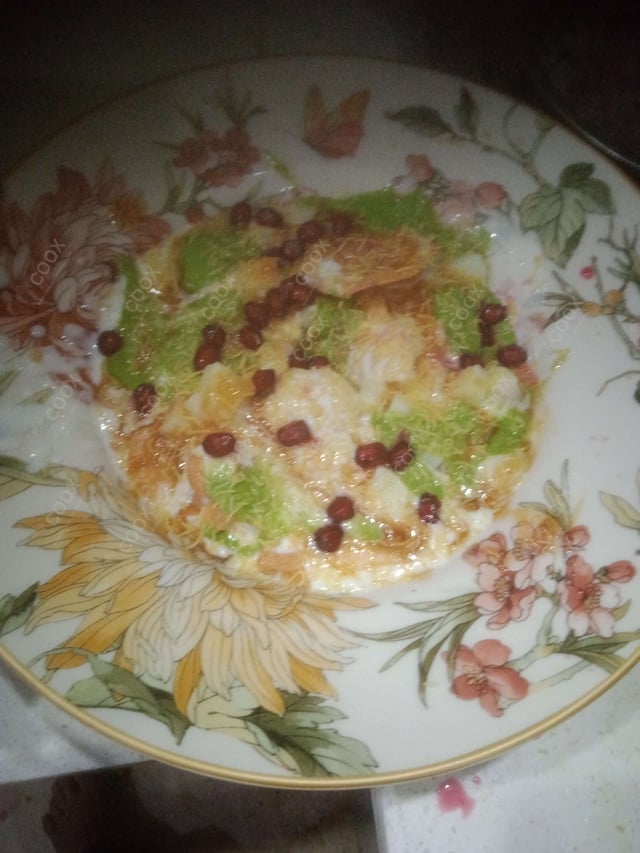 Delicious Papdi Chaat prepared by COOX