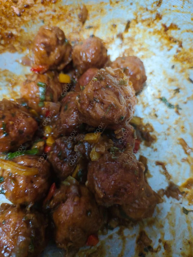 Delicious Chicken Manchurian (Dry) prepared by COOX