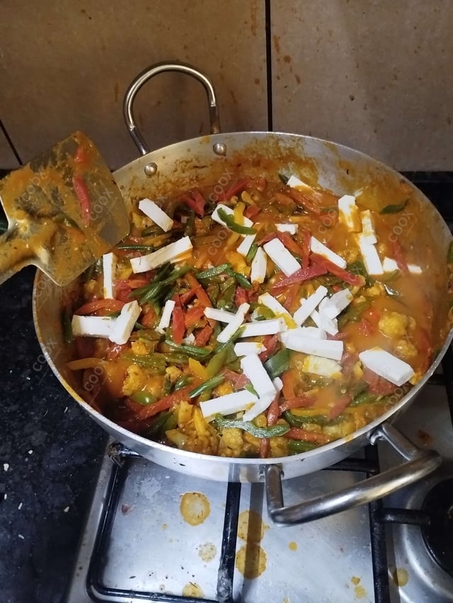 Delicious Veg Jalfrezi prepared by COOX