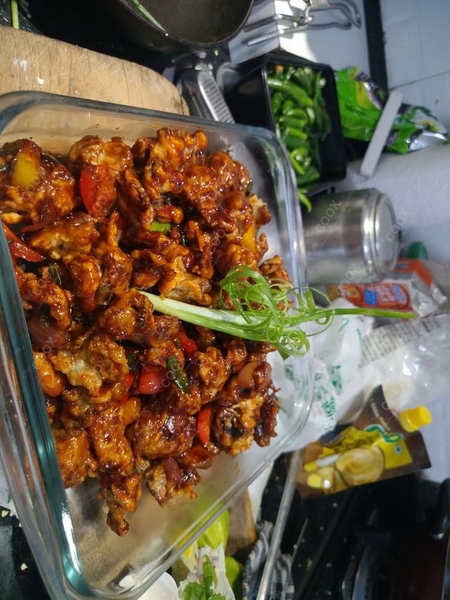 Delicious Chilli Mushroom prepared by COOX