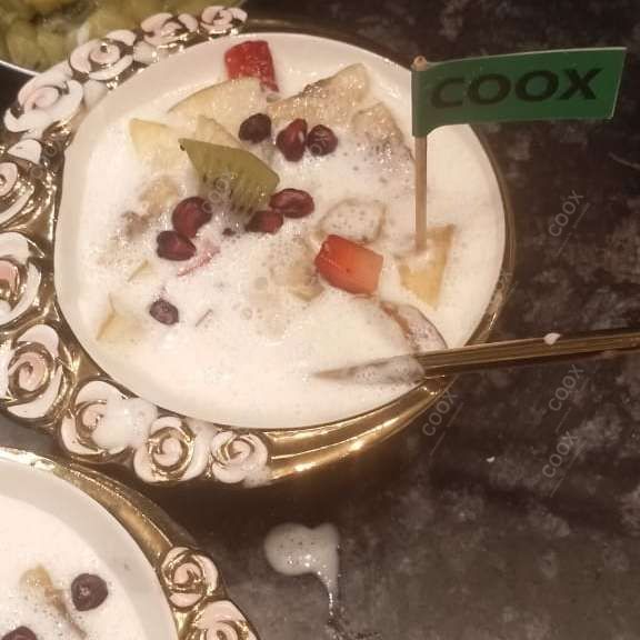 Delicious Fruit Cream prepared by COOX