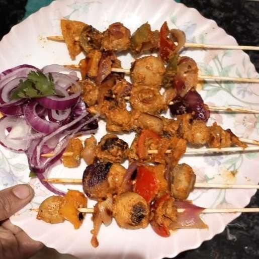 Delicious Mushroom Tikka prepared by COOX