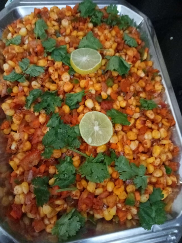 Delicious Corn Chaat prepared by COOX