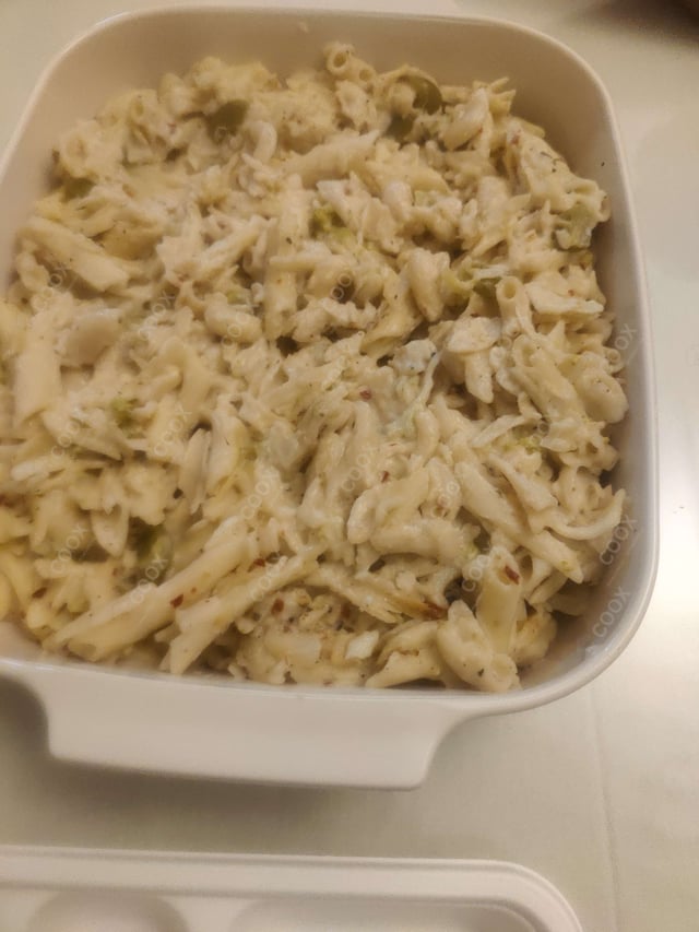 Delicious Pasta in White Sauce prepared by COOX