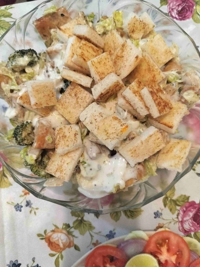 Delicious Chicken Caesar Salad prepared by COOX