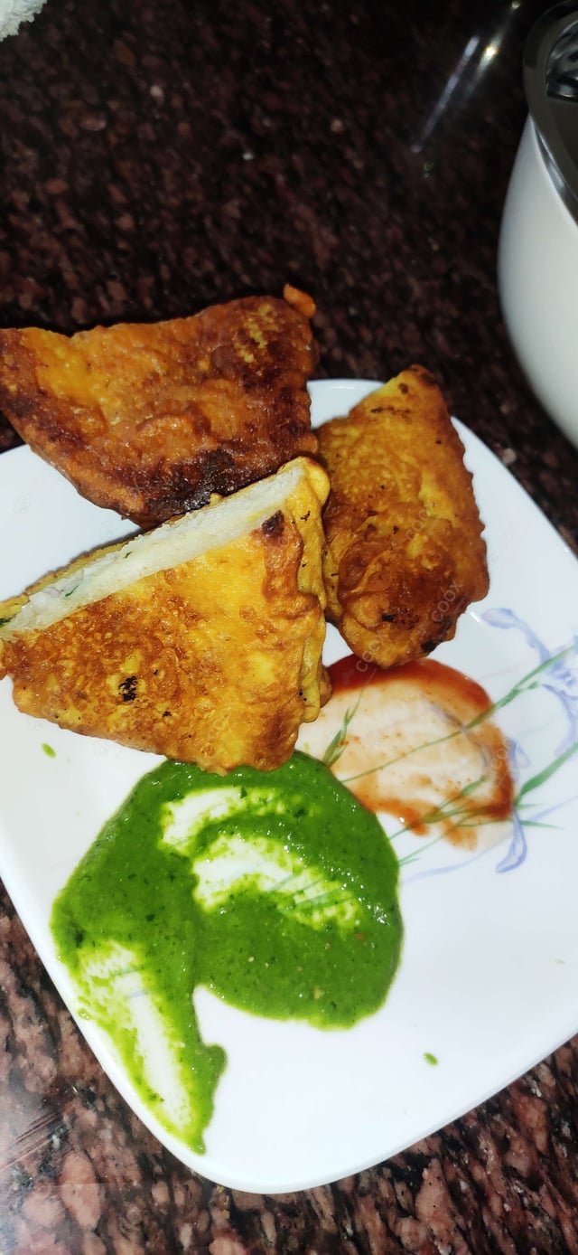 Delicious Bread Pakode prepared by COOX