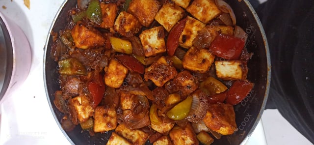 Delicious Paneer Shashlik prepared by COOX