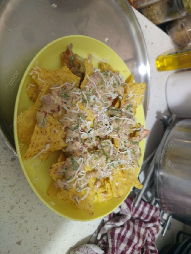 Delicious Cheese Nachos prepared by COOX