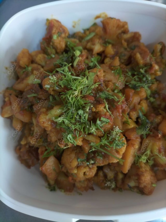 Delicious Aloo Gobhi prepared by COOX