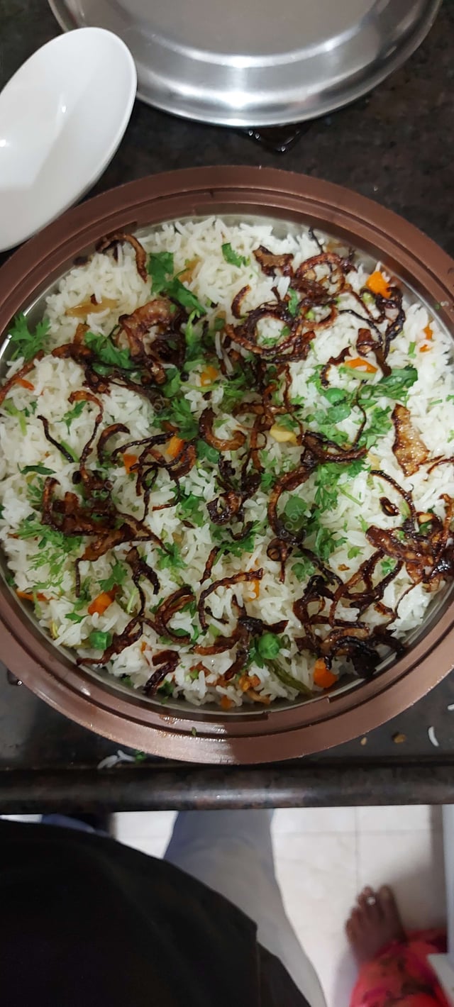 Delicious Veg Pulao prepared by COOX