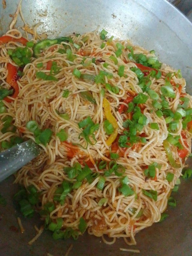 Delicious Chilli Garlic Noodles prepared by COOX