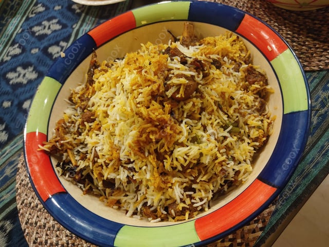 Delicious Mutton Biryani prepared by COOX