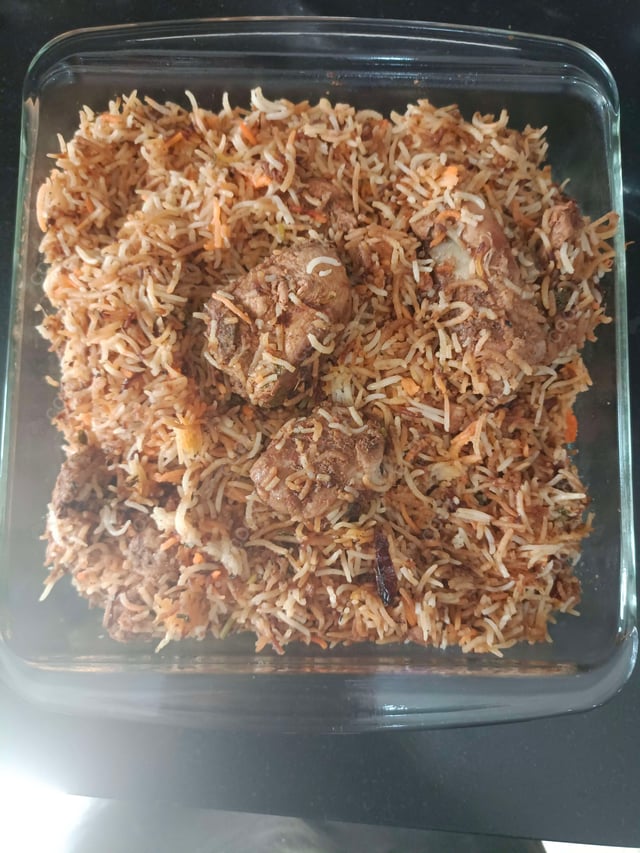 Delicious Chicken Biryani prepared by COOX