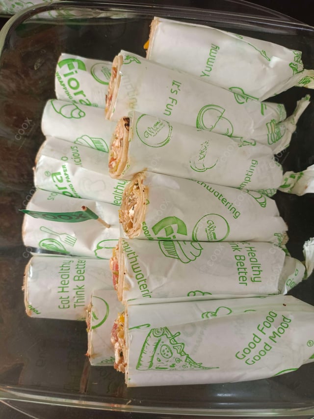 Delicious Veg Kathi Rolls prepared by COOX