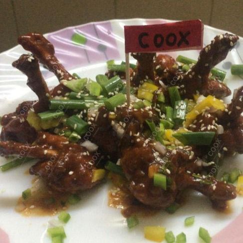 Delicious Chicken Lollipop prepared by COOX